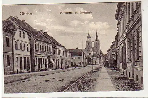 36944 Ak Jüterbog Pferdestraße & Großestraße 1915