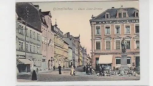 36904 Ak Crimmitschau obere Silberstraße 1918
