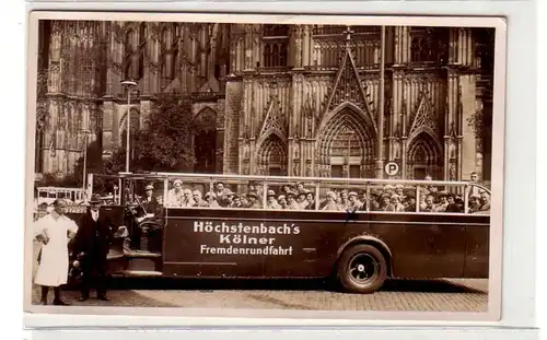 36878 Ak Höchstenbachs Kölner Fremdenrundfahrt 1933