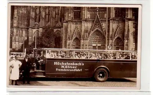 36878 Ak Höchtenbachs Kölner Tour des étrangers 1933