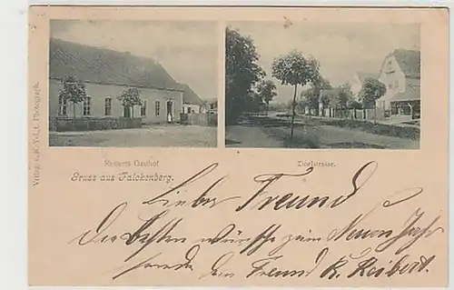 36865 Multi-image Ak Salutation de Falckenberg Auberge 1902