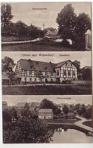 36853 Multi-image Ak Salutation de Weinsdorf Gasthof etc. 1930