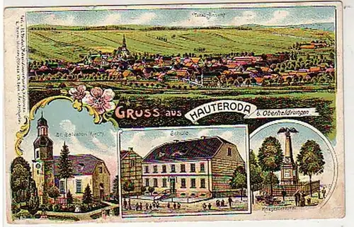 36846 Ak Lithographie Gruss aus Hauteroda 1911