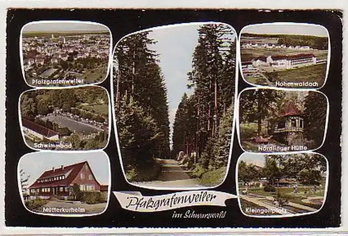 36838 Multi-image Ak Palatinatgrafenweiler dans la Forêt Noire 1964