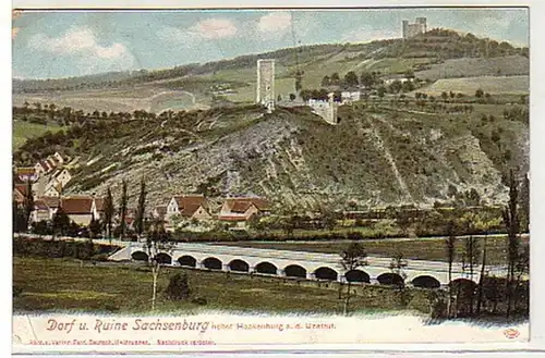 36824 Ak Village et ruines Sachsenburg 1906