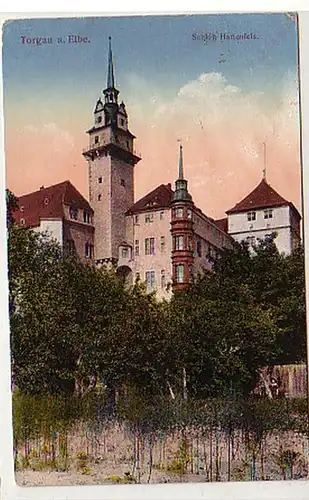 36817 Feldpost Ak Torgau a. Elbe Schloß Hartenfels 1917