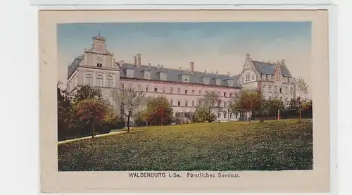 36812 Ak Waldenburg in Sa. fürstliches Seminar um 1920