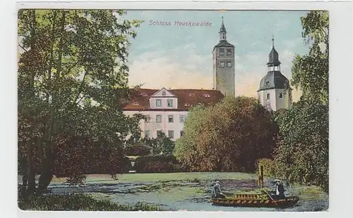36810 Ak Schloss Heuckewale Bateau à rames 1913