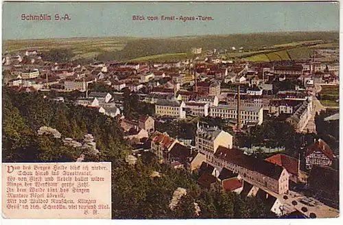 36786 Ak Schmölln Blick vom Ernst-Agnes-Turm um 1910