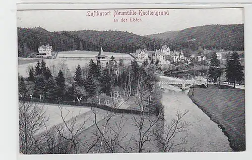 36778 Ak Neumühle Knottengrund an der Elster um 1920