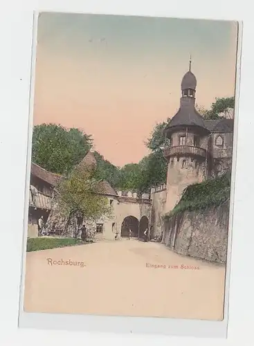 36766 Ak Rochsburg Eingang zum Schloss um 1900