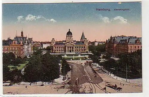 36697 Ak Hamburg Sievehingplatz vers 1920
