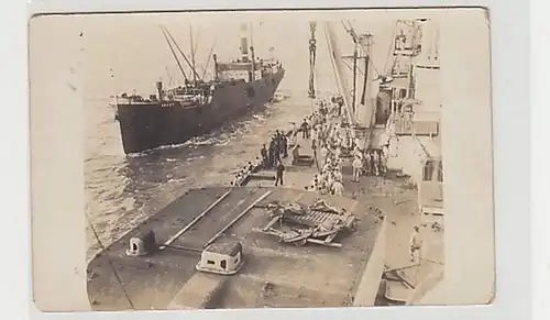 36692 Photo Ak cargo "Dollart" vers 1915