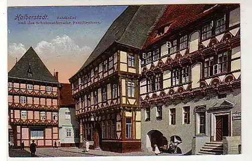 36690 Ak Halberstadt Ratskeller vers 1920