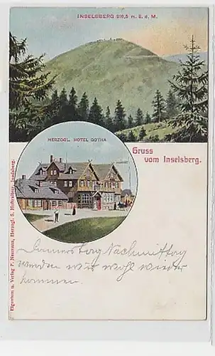 36691 Mehrbild Ak Gruss vom Inselsberg 1912