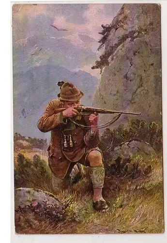 36651 Ak Jäger dans les hautes montagnes 1941