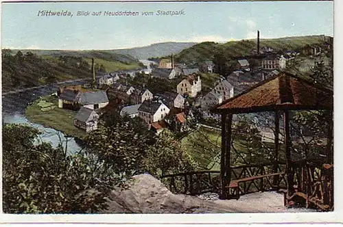36650 Ak Mittweida Vue sur les villages de Neudöfchen 1913