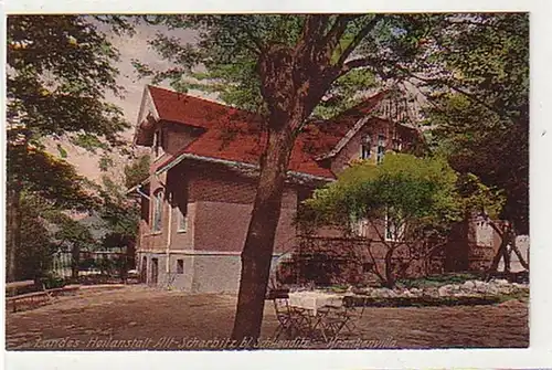 36646 Ak Alt Scherbitz / Schkeuditz Krankenvilla um 1910