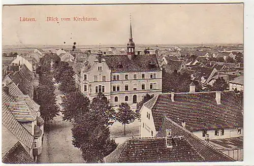 36632 Ak Lützen Blick vom Kirchturm 1919