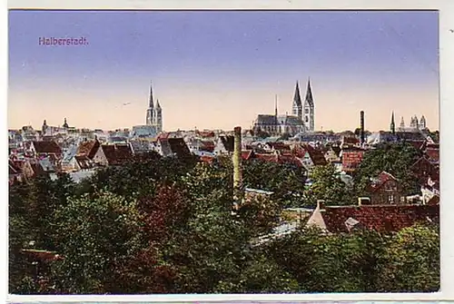 36615 Ak Halberstadt Vue totale vers 1910