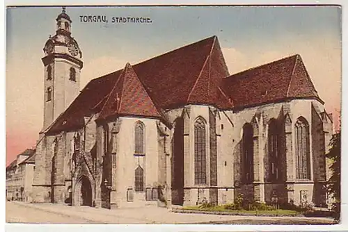 36606 Ak Torgau Stadtkirche um 1910