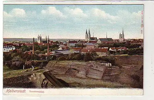 36596 Ak Halberstadt Vue totale vers 1910
