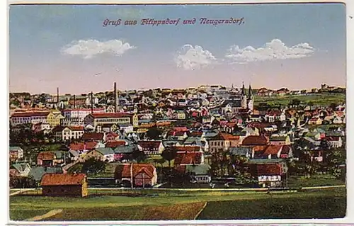 36530 Ak Gruß aus Filippsdorf und Neugersdorf 1924