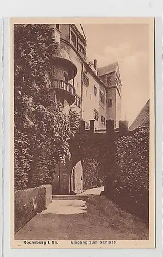 36528 Ak Rochsburg Eingang zum Schloß um 1910