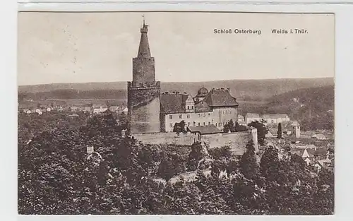 36526 Ak Weida in Thuringe Château d'Osterburg 1929