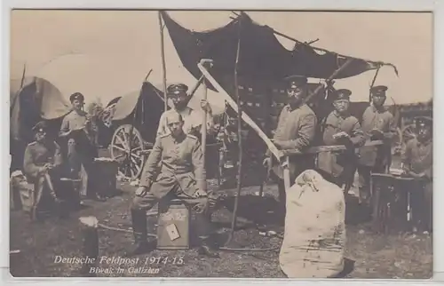 36504 Ak Biwak en Galice Deutsche Feldpost 1914-15