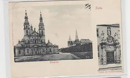 36488 Multi-image Ak Fulda Domplatz 1910