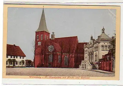 36482 Ak Wittenburg i.M. Marktplatz vers 1910