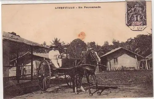 36459 Ak Libreville Gabon En Promenade 1907