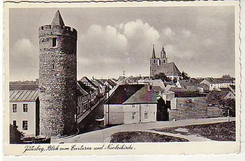 36452 Feldpost Ak Jüterbog Vue sur la tour des œufs 1940