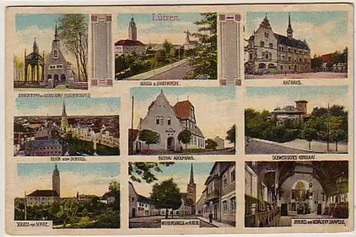 36436 Mehrbild Ak Lützen Wilhelmstraße usw. um 1920