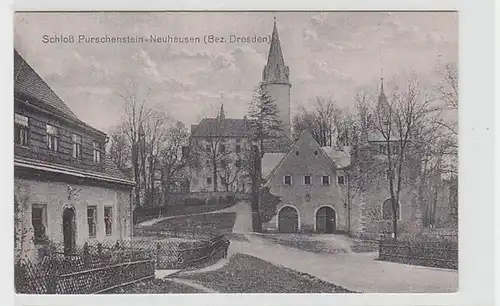 36391 Ak Schloß Purschenstein Neuhausen um 1930