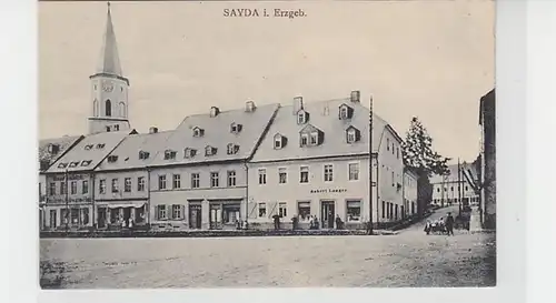 36389 Ak Sayda im Erzgebirge Ortsansicht um 1910