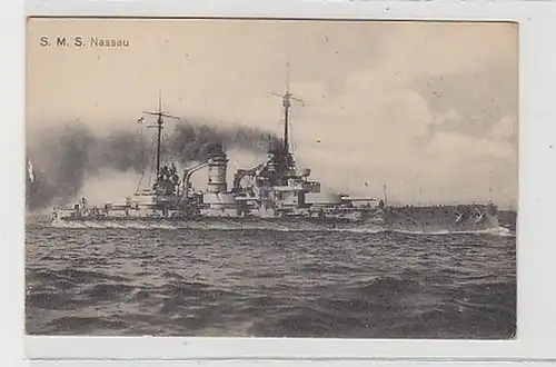 36374 Ak Kriegsschiff S.M.S. Nassau um 1915