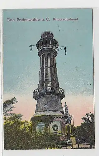 36363 Ak Bad Freienwalde a.O. Monument aux Guerriers 1935