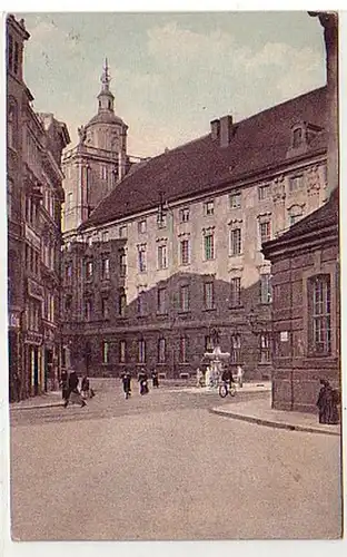36320 Université Ak Wroclaw avec fontaine d'escrime 1915