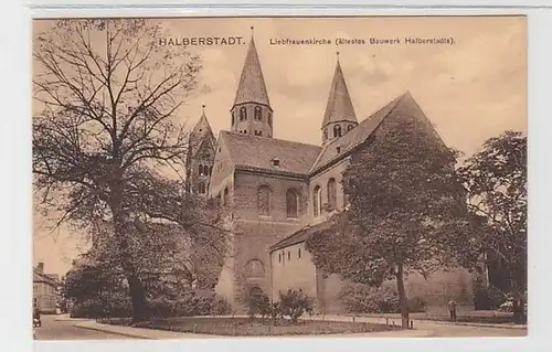 36309 Ak Halberstadt Lieberfräntenkirche vers 1920