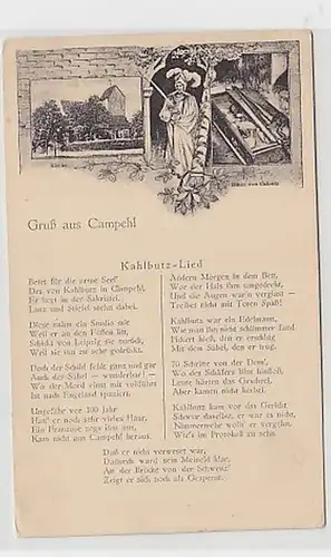 36296 Lied Ak Gruß aus Campehl um 1930