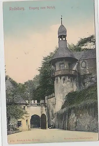 36286 Ak Rochsburg Eingang zum Schloß um 1910