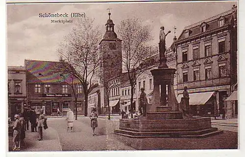 36231 Ak Schönebeck (Elbe) Marché vers 1930