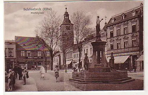 36231 Ak Schönebeck (Elbe) Marktplatz um 1930