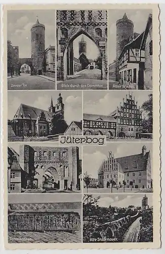 36207 Multi-image Ak Jüterbog Vues de la ville 1940