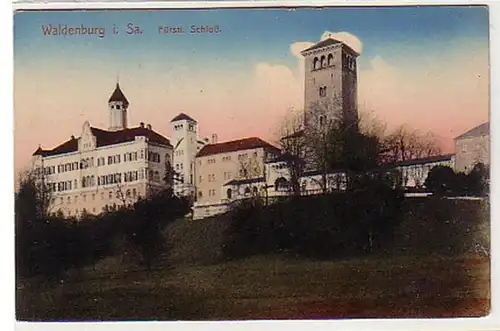 36196 Ak Waldenburg in Sa. fürstliches Schloß um 1910