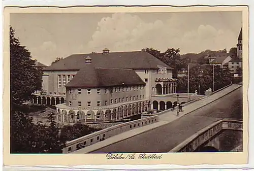 36170 Ak Döbeln in Sachsen Stadtbad 1938