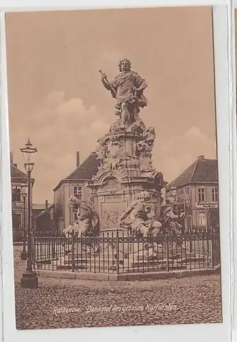 36146 Ak Rthenow Denkmal des Grossen Kurfürsten um 1920