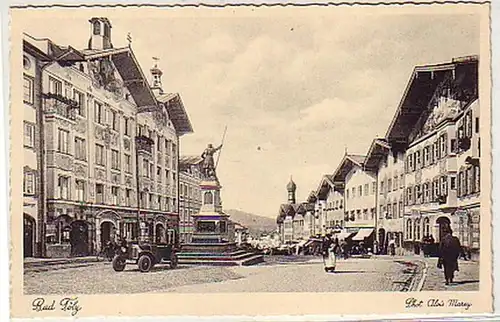 36123 Carte Bad Tölz Vue sur la route vers 1920